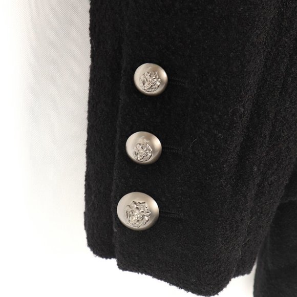 Chanel size 42 Black Wool Silk Lined Jacket - Picture 7 of 11
